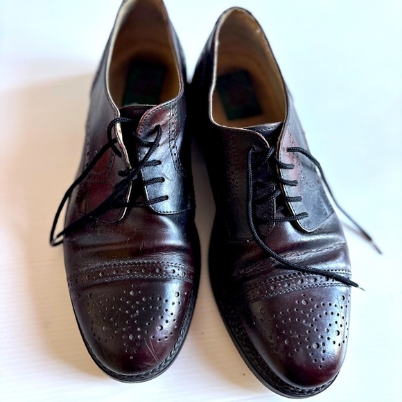 Vero Cuoio Other - Harris Dark Brown Leather Lace Up Shoes Made in Italy